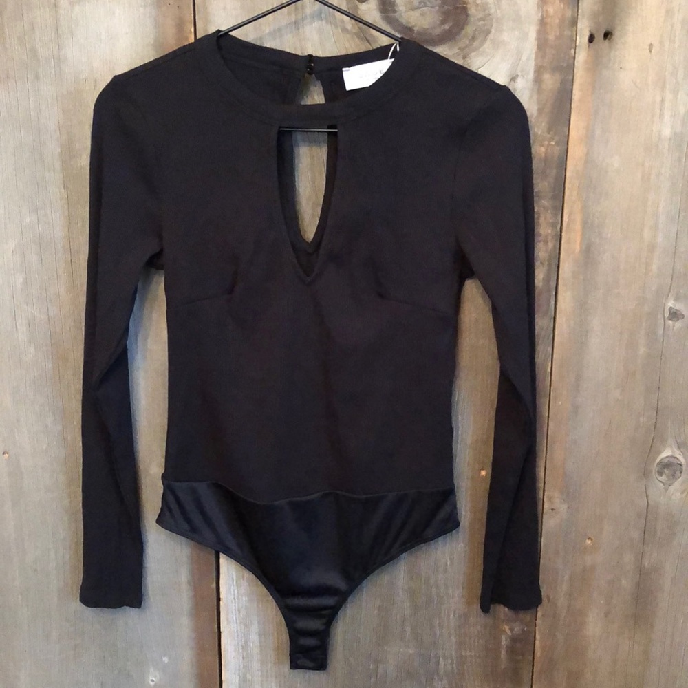 Sage The Label Imogen Bodysuit Keyhole Black Small women’s